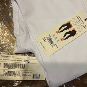 Alo 7/8 Airbrush Leggings White XXS